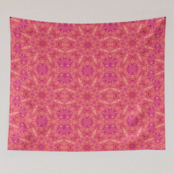 Item preview, The Blissfulness of Coral Kalder Carpet designed and sold by lacitrouille.