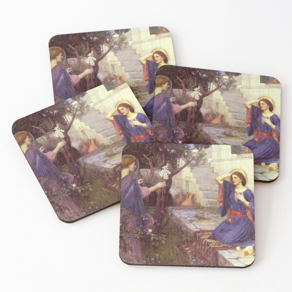 Item preview, The Annunciation 1914 John William Waterhouse designed and sold by immortalpeaches.