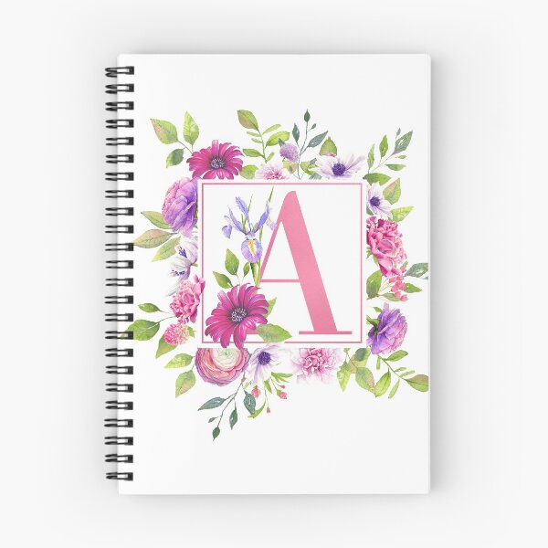 Item preview, Pink Floral Monogram - A designed and sold by Amanda-Lakey.