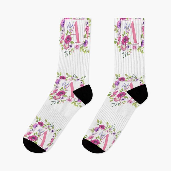 Item preview, Pink Floral Monogram - A designed and sold by Amanda-Lakey.