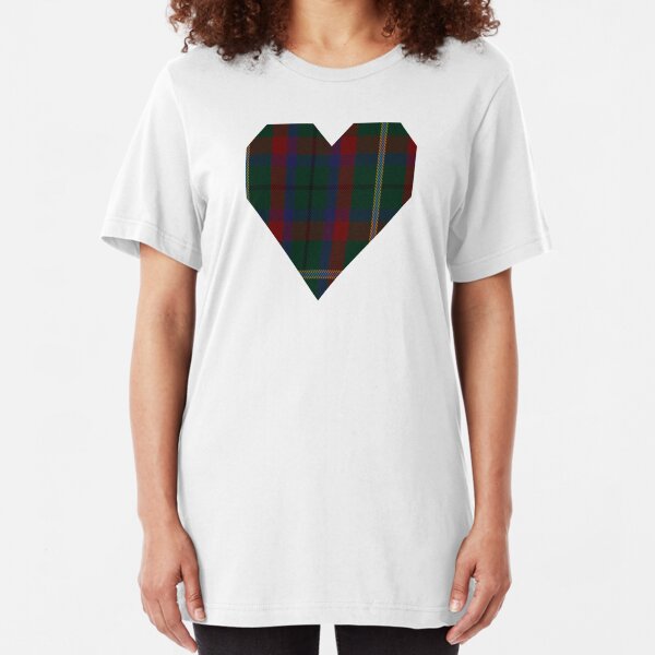 00341 Mayo County District Tartan Slim Fit T-Shirt