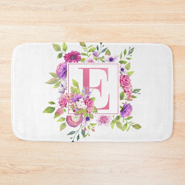 Item preview, Pink Floral Monogram - E designed and sold by Amanda-Lakey.
