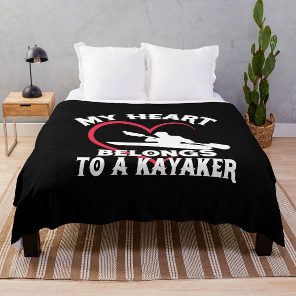 Item preview, My Heart Belongs To A Kayaker - Kayak wife Gift designed and sold by sols.