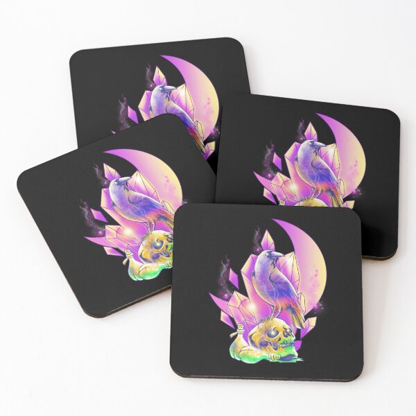 Item preview, Skull & Crow RPG Gamer Fantasy Gaming Pastel Art designed and sold by perfectpresents.