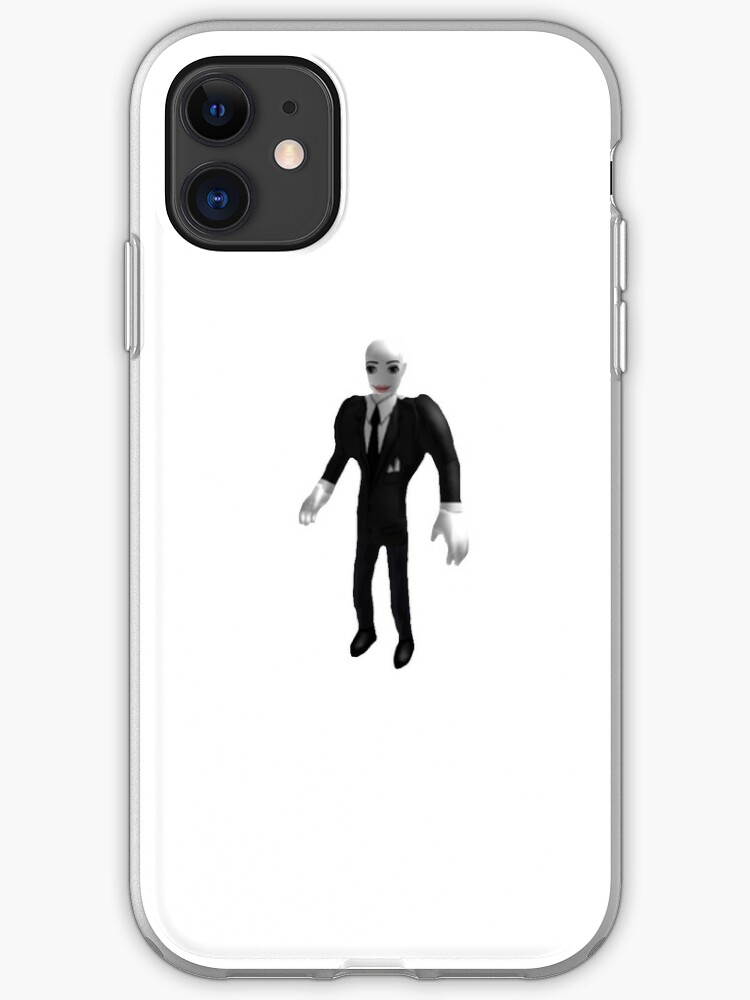 Roblox Slenderman Character Iphone Case Cover By Michelle267 Redbubble - roblox pictures of slenderman
