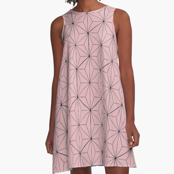 Nezuko pattern A-Line Dress
