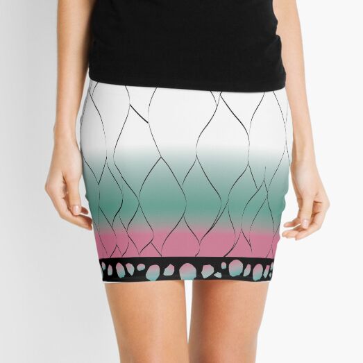 Shinobu pattern Mini Skirt
