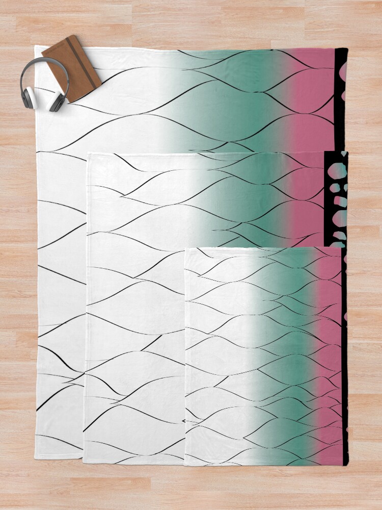 Alternate view of Shinobu pattern Throw Blanket