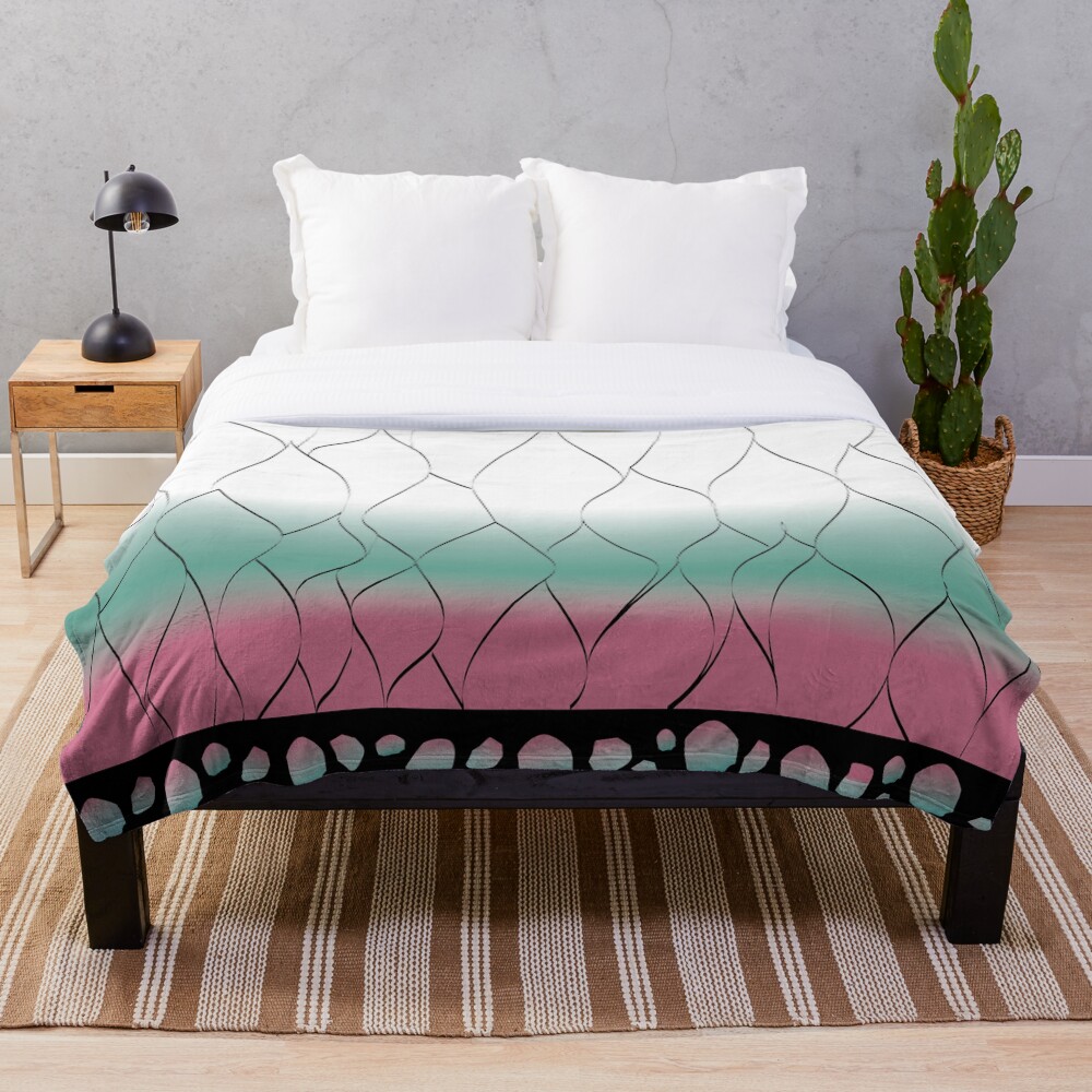 Shinobu pattern Throw Blanket