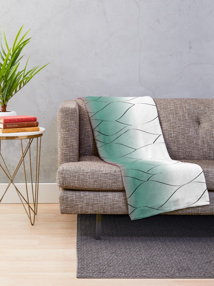 Alternate view of Shinobu pattern Throw Blanket