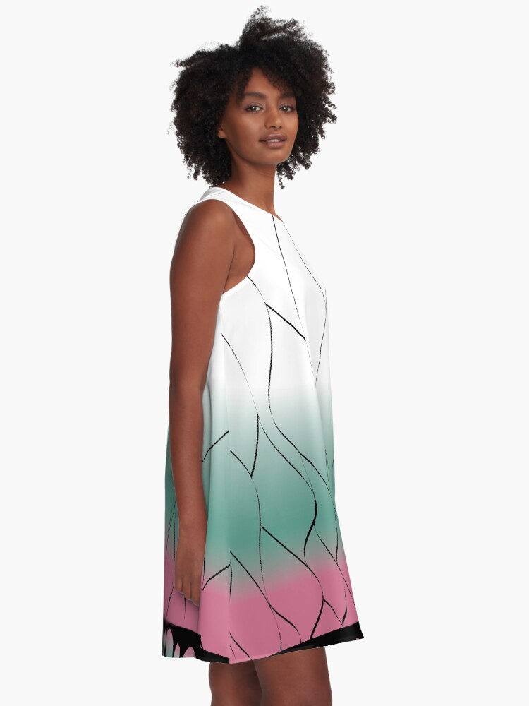 Alternate view of Shinobu pattern A-Line Dress