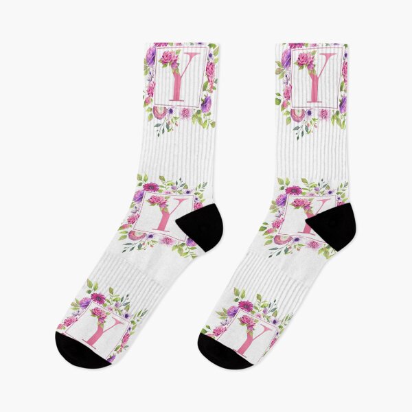 Item preview, Pink Floral Monogram - Y designed and sold by Amanda-Lakey.