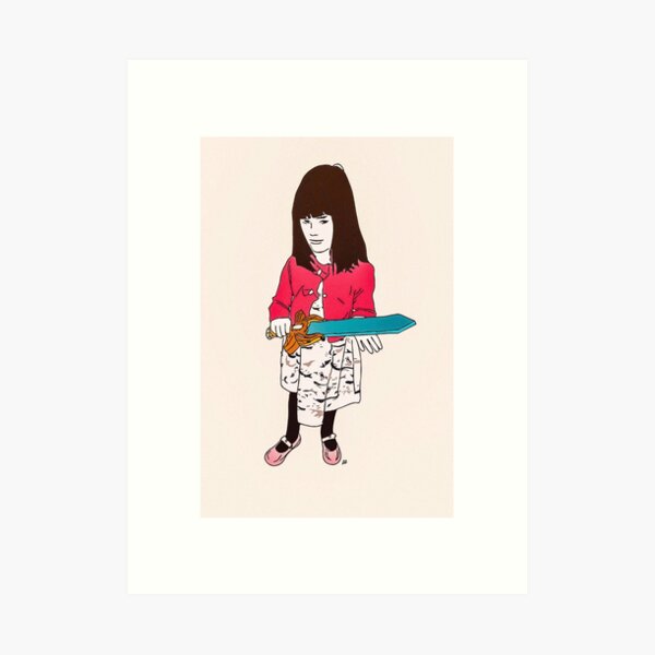 My favorite lil assassin Art Print