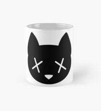 Totenkatze Schwarz Tasse (Standard)