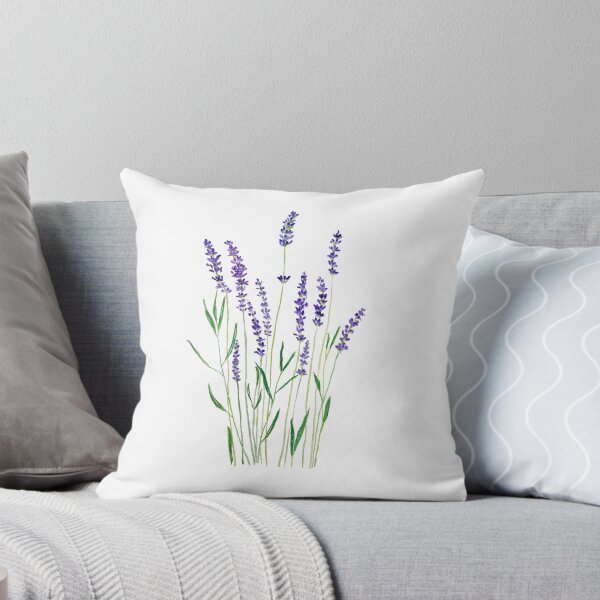 Item preview, hand painted purple lavender  designed and sold by ColorandColor.