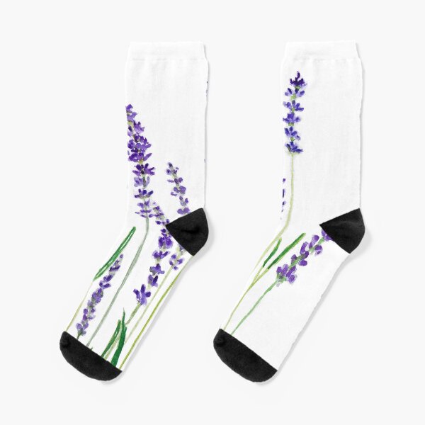 Item preview, hand painted purple lavender  designed and sold by ColorandColor.