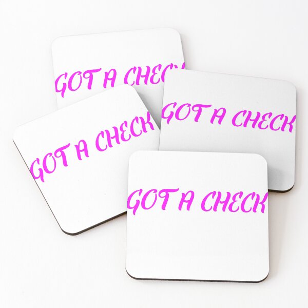 Item preview, Got A Check Pink designed and sold by torontoraps5.