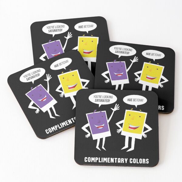 Item preview, Complimentary Colors Funny Character Design-Purple & Yellow designed and sold by danielliamgill.