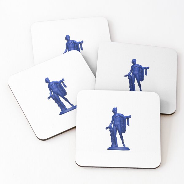 Item preview, Apollo Belvedere - LOARTZ Sculpture - Blue designed and sold by URBANCRAFTee.