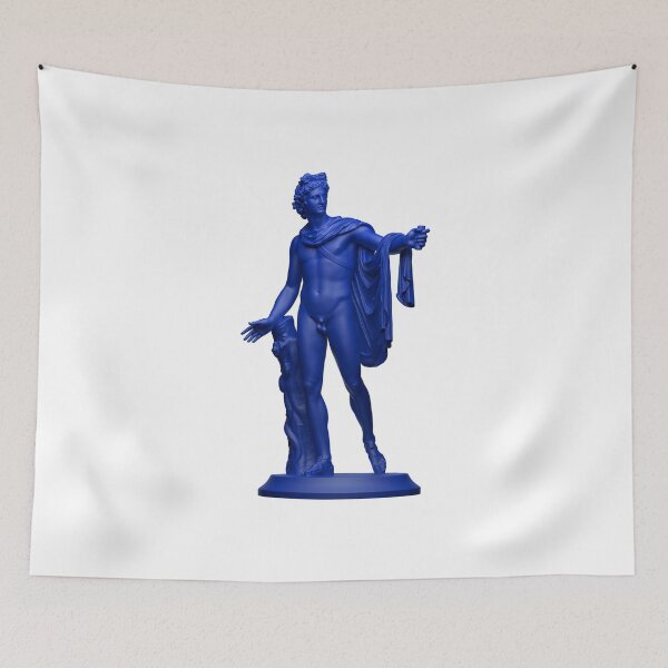 Item preview, Apollo Belvedere - LOARTZ Sculpture - Blue  designed and sold by URBANCRAFTee.
