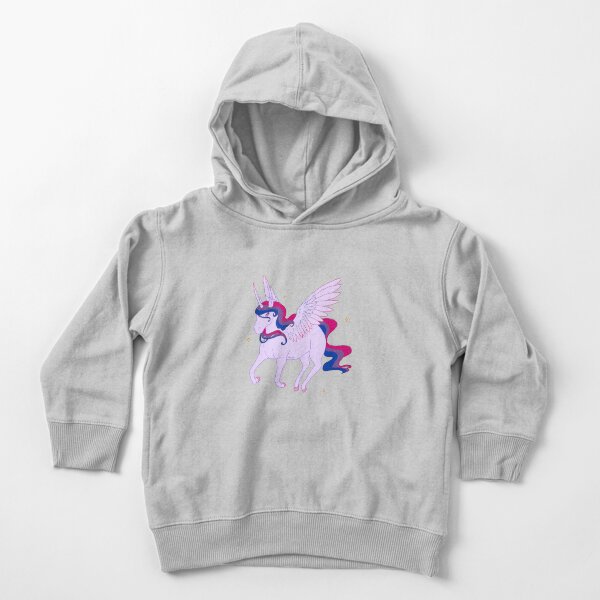 Alicorne bi Sweat à capuche épais pour tout-petit