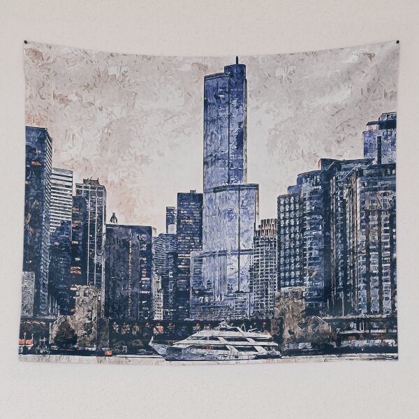 Item preview, Chicago Panorama designed and sold by AM FineArtPrints.