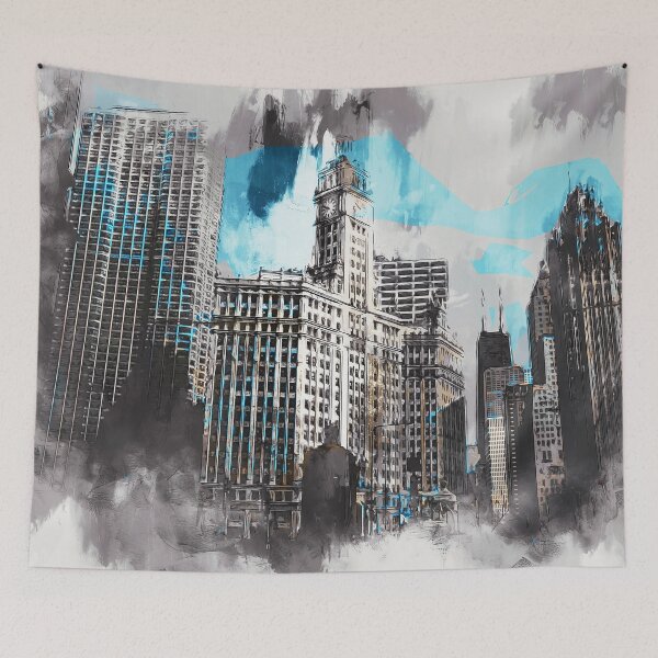 Item preview, Chicago Panorama designed and sold by AM FineArtPrints.