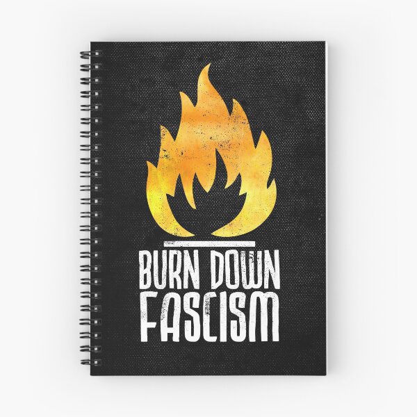 Item preview, Burn down fascism! designed and sold by RAWWR.