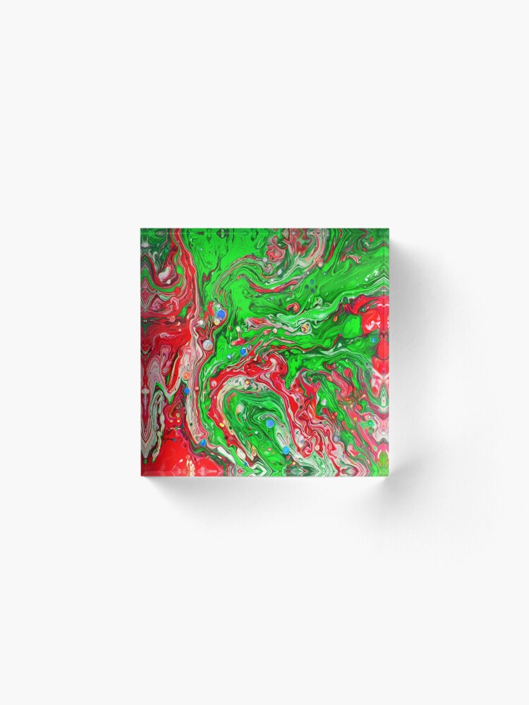 Alternate view of Abstraction #C Acrylic Block
