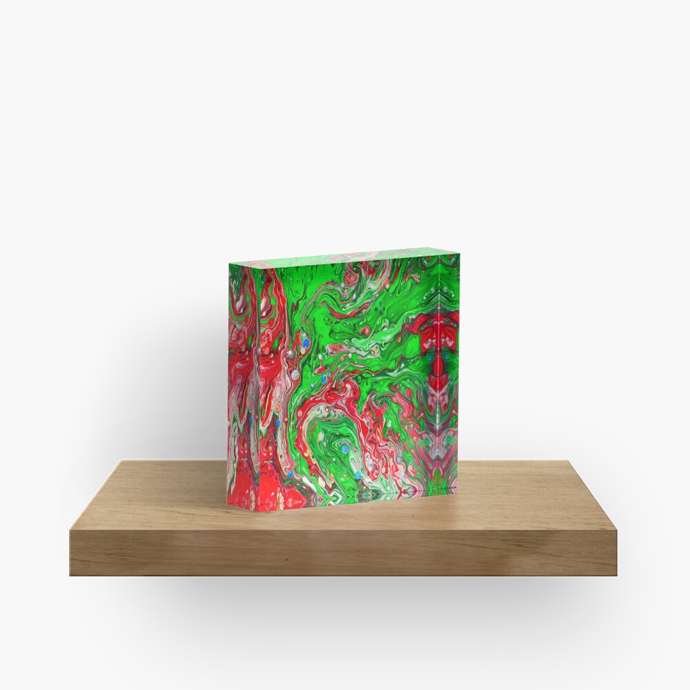 Abstraction #C Acrylic Block