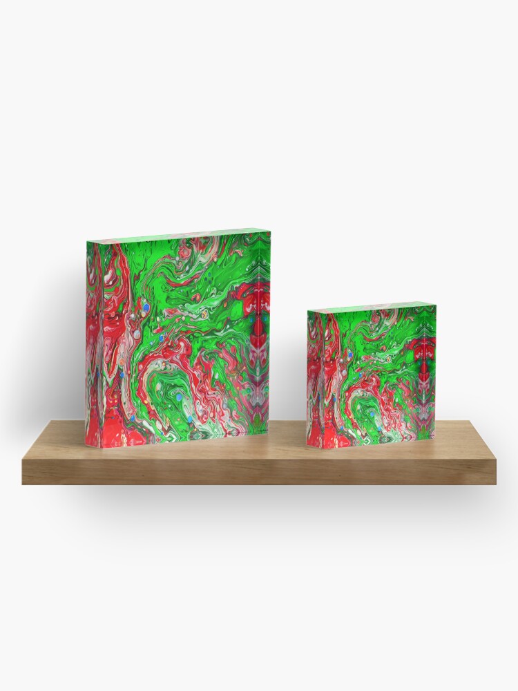 Alternate view of Abstraction #C Acrylic Block