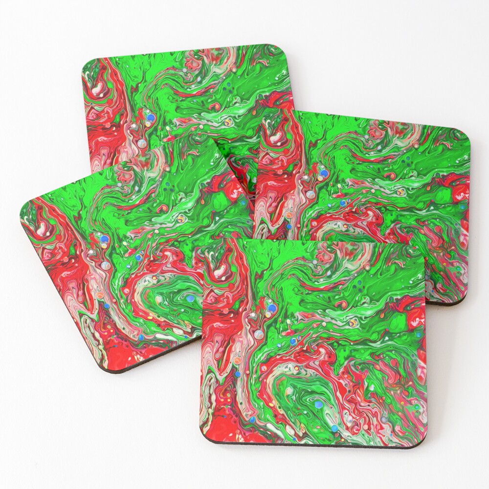 Abstraction #C Coasters (Set of 4)