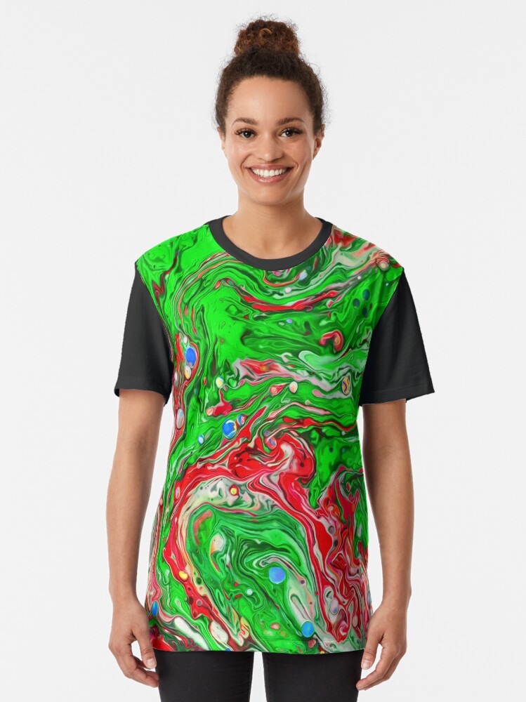 Alternate view of Abstraction #C Graphic T-Shirt