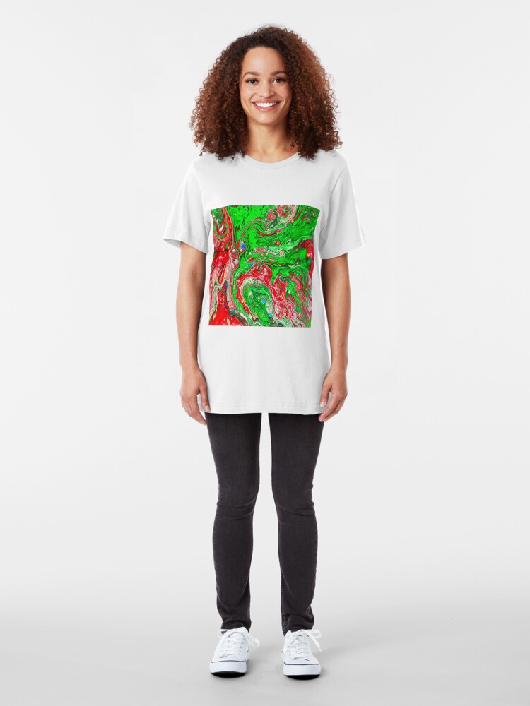 Alternate view of Abstraction #C Slim Fit T-Shirt