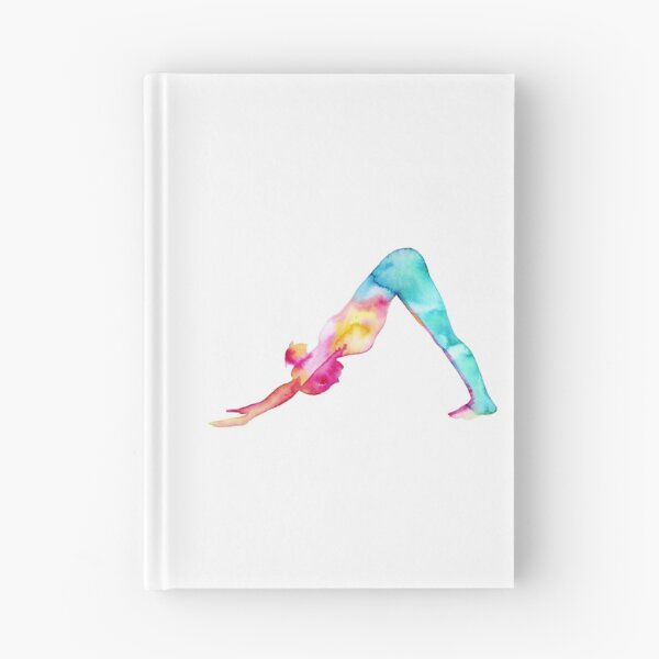 Item preview, Downward Facing Dog  in watercolors designed and sold by Aurora Gritti.