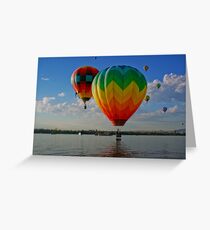 Hot-Air Balloons Greeting Card