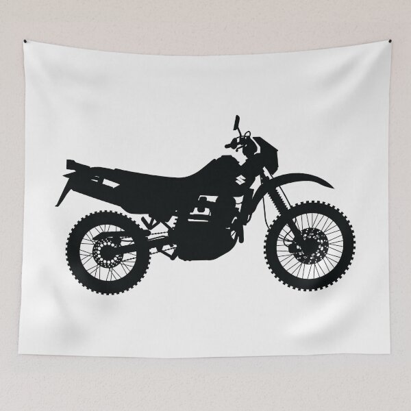 Item preview, DR650 Motorcycle Silhouette - Black designed and sold by StudioFloyd.