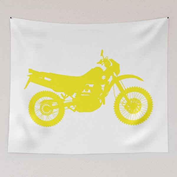 Item preview, DR650 Motorcycle Silhouette - Yellow designed and sold by StudioFloyd.