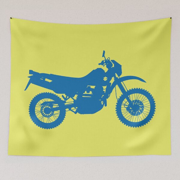 Item preview, DR650 Motorcycle Silhouette - Blue designed and sold by StudioFloyd.