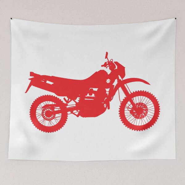 Item preview, DR650 Motorcycle Silhouette - Red designed and sold by StudioFloyd.