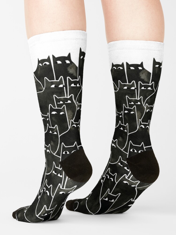Alternate view of Suspicious Cats Socks