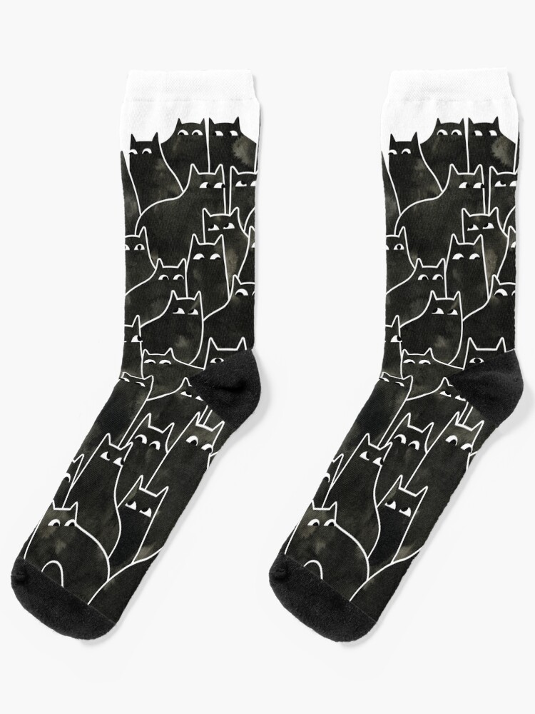 Thumbnail 1 of 5, Socks, Suspicious Cats designed and sold by littleclyde.