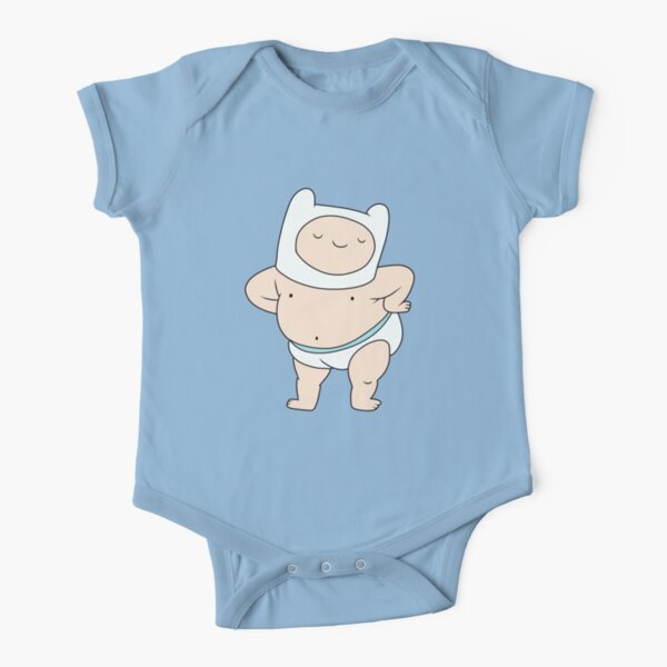 Baby Finn - Adventure time Short Sleeve Baby One-Piece
