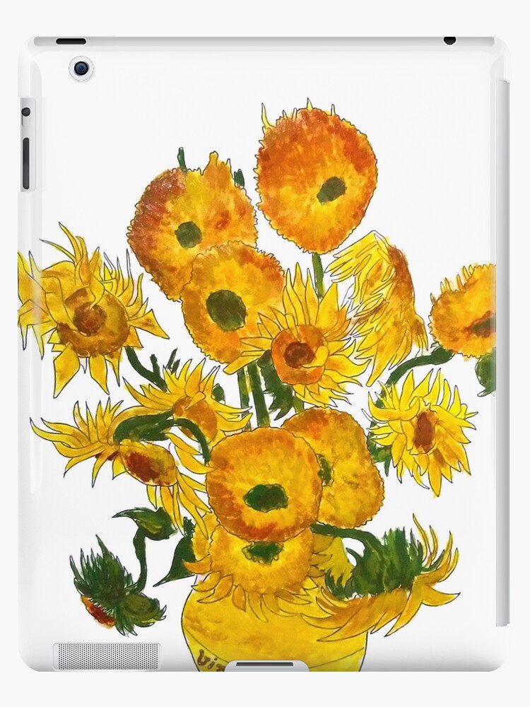 Funda y vinilo para iPad «girasol vincent van gogh sin fondo» de  ColorandColor | Redbubble