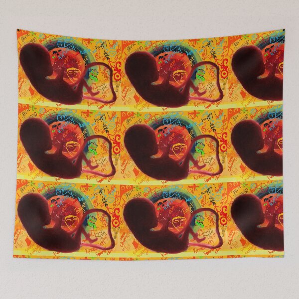 Item preview, born | abstract painting of newborn baby | born abstract art designed and sold by KARTICK DUTTA.