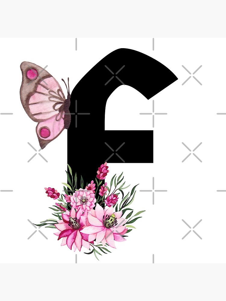  Monogram Initial F Pink and White Flowers Letter F Zip Hoodie :  Clothing, Shoes & Jewelry