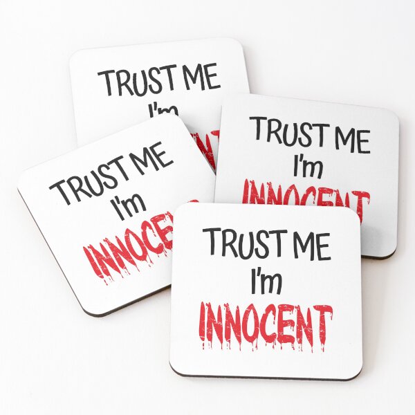 Item preview, Trust Me I'm Innocent (Halloween Edition) designed and sold by SassyClassyMe.