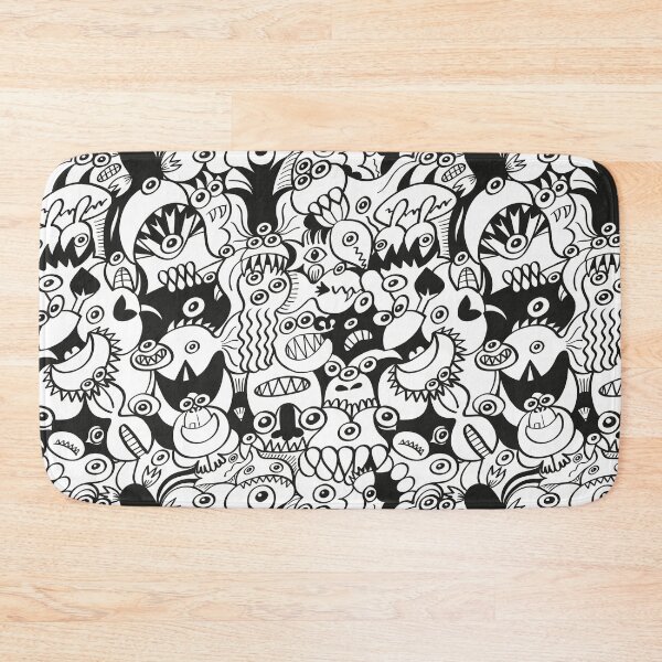 Item preview, Doodles get crazy when posing for a pattern design designed and sold by Zoo-co.