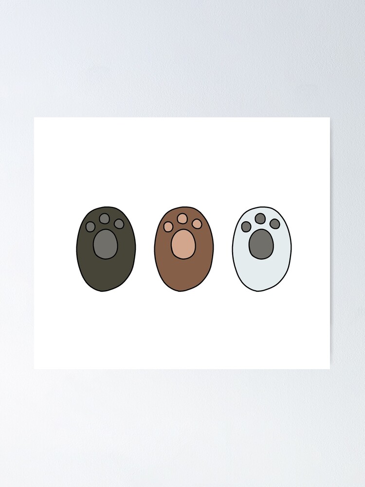 We Bare Bears - Paws Poster for Sale by ValentinaHramov