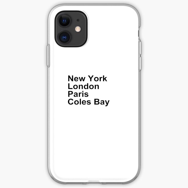 New York London Paris Coles Bay iPhone Soft Case